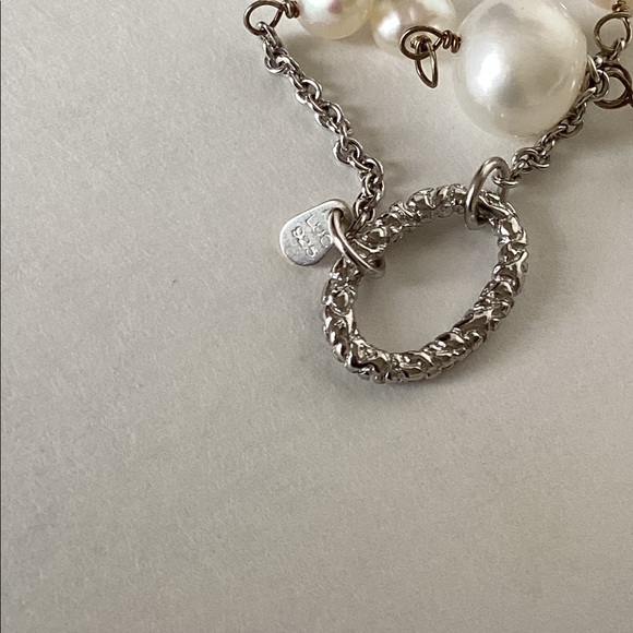 STERLING 40” PEARL NECKLACE - Picture 6 of 8
